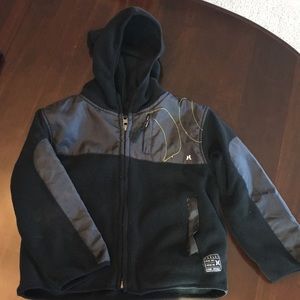 Hurley zip up hoodie fleece